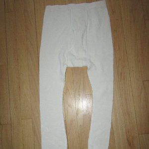VINTAGE JE MORGAN LONG JOHN PANTS/USA/WHITE/SIZE LARGE!